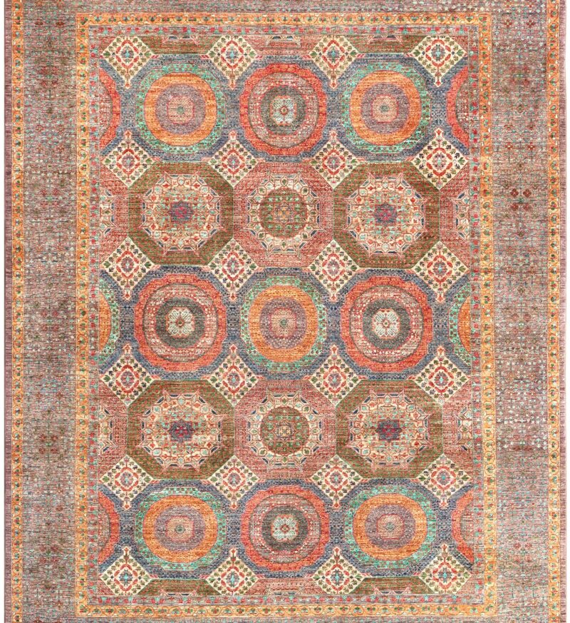 Fine All over Design Mamluk 14.1 x 10