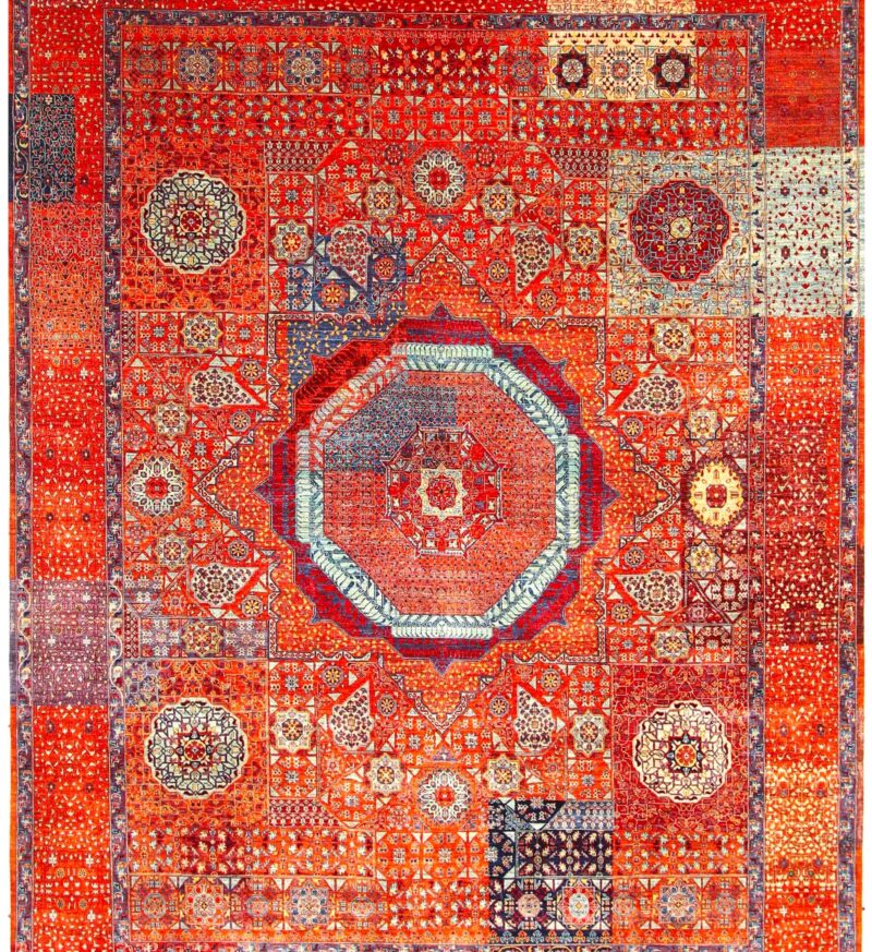 Fine Modern Mamluk  9' x 12'
