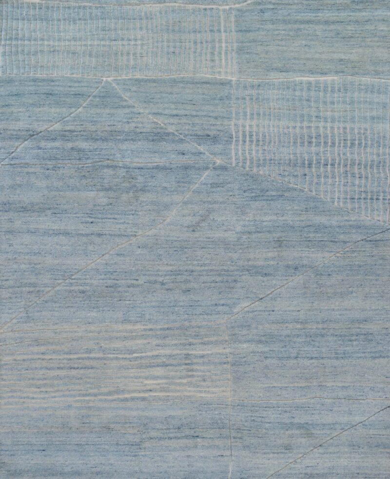 Fine Enzo Collection Natural Wool Modern 11.9 x 9.1