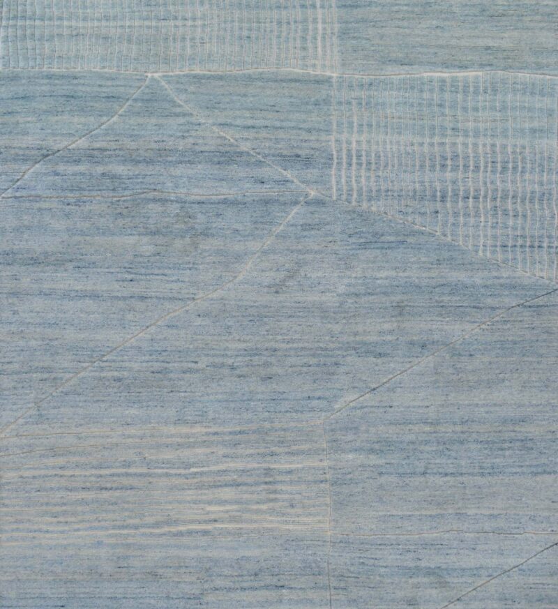 Fine Enzo Collection Natural Wool Modern 11.9 x 9.1