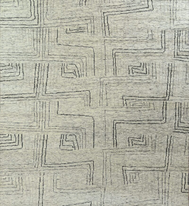 Fine Enzo Collection Modern Wool 13. 5 x 9.9