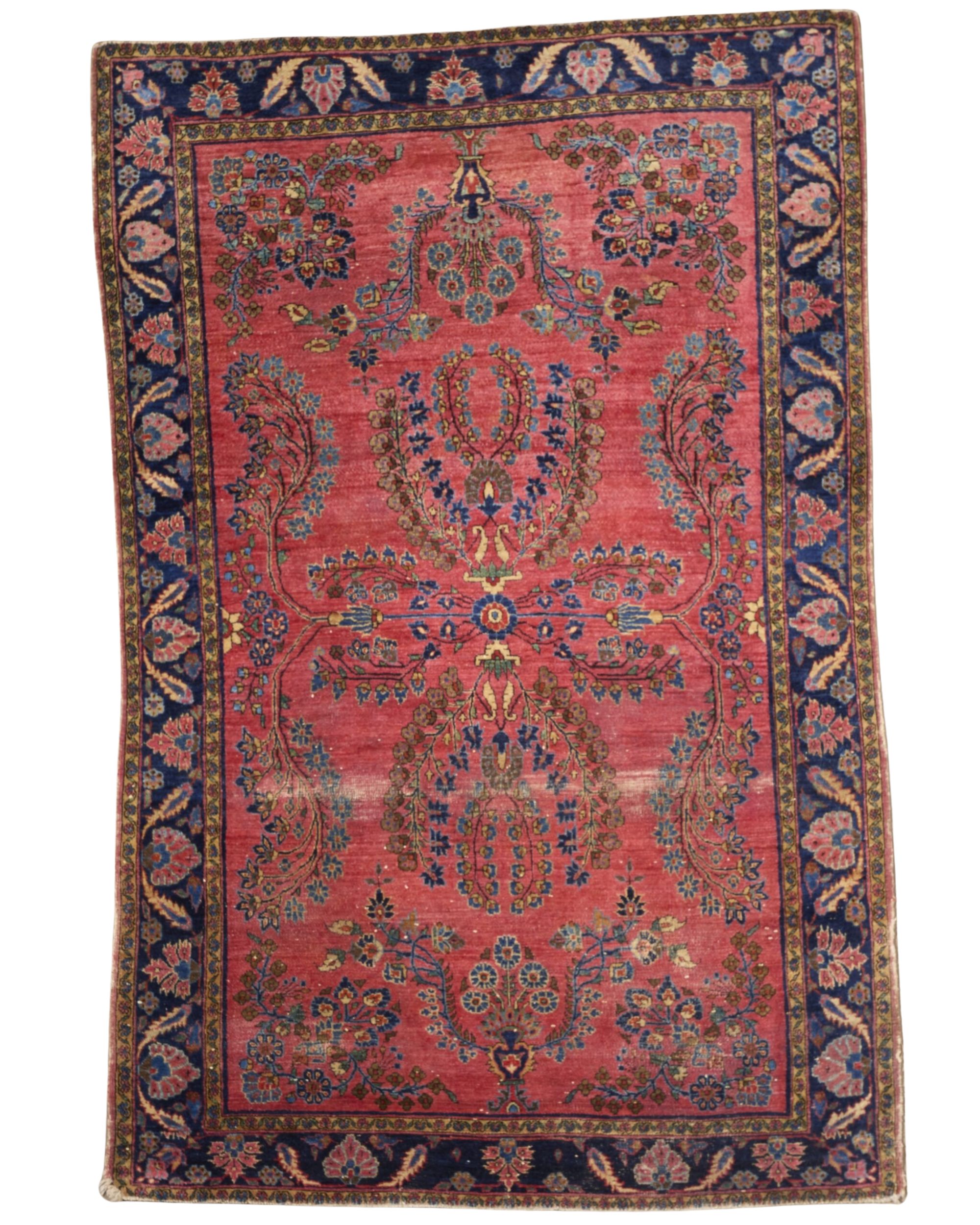 Antique Persian Sarouk 6.6 x 4.3