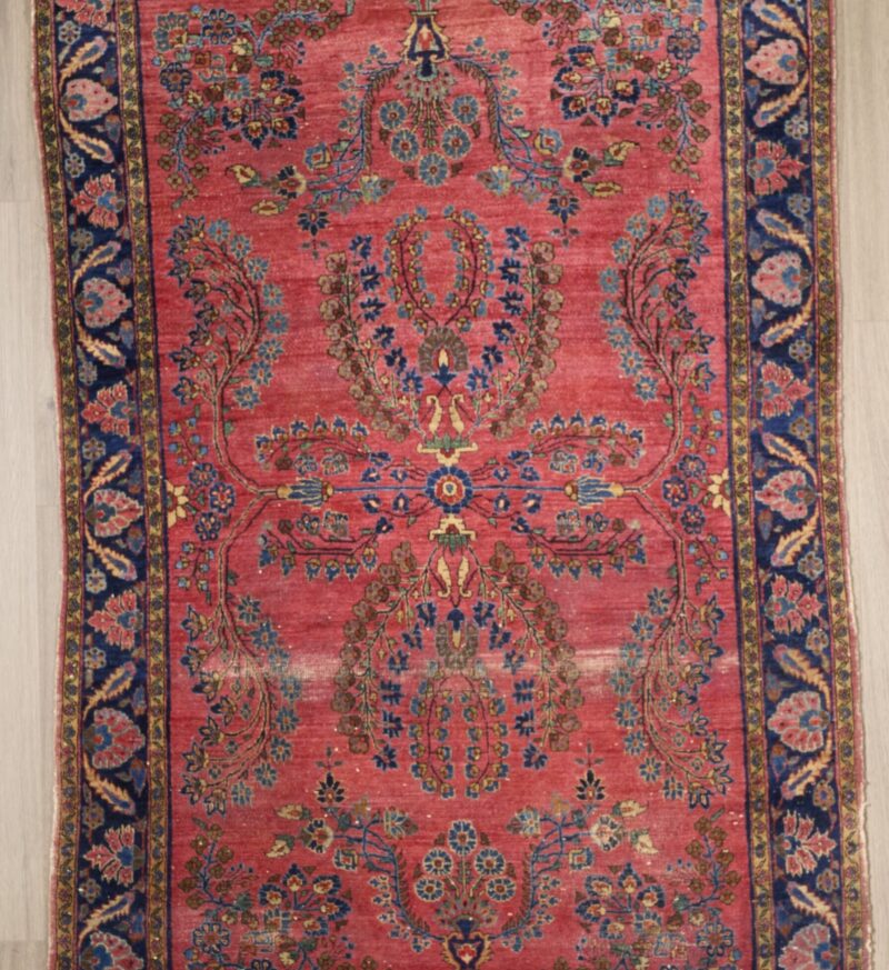 Antique Persian Sarouk 6.6 x 4.3