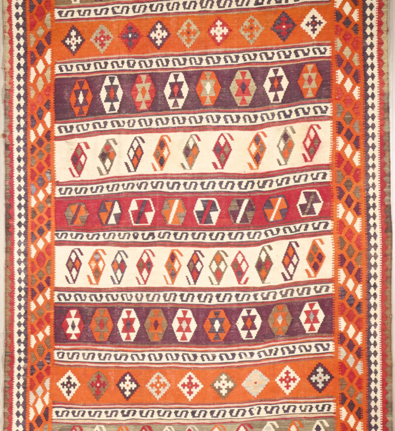 Antique Pesian Ghashghaee Kelim 10 x 5