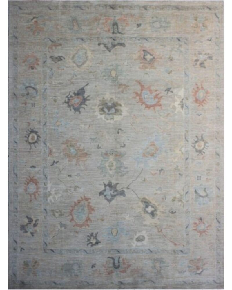 100% Fine Wool Oushak 11.9 x 9