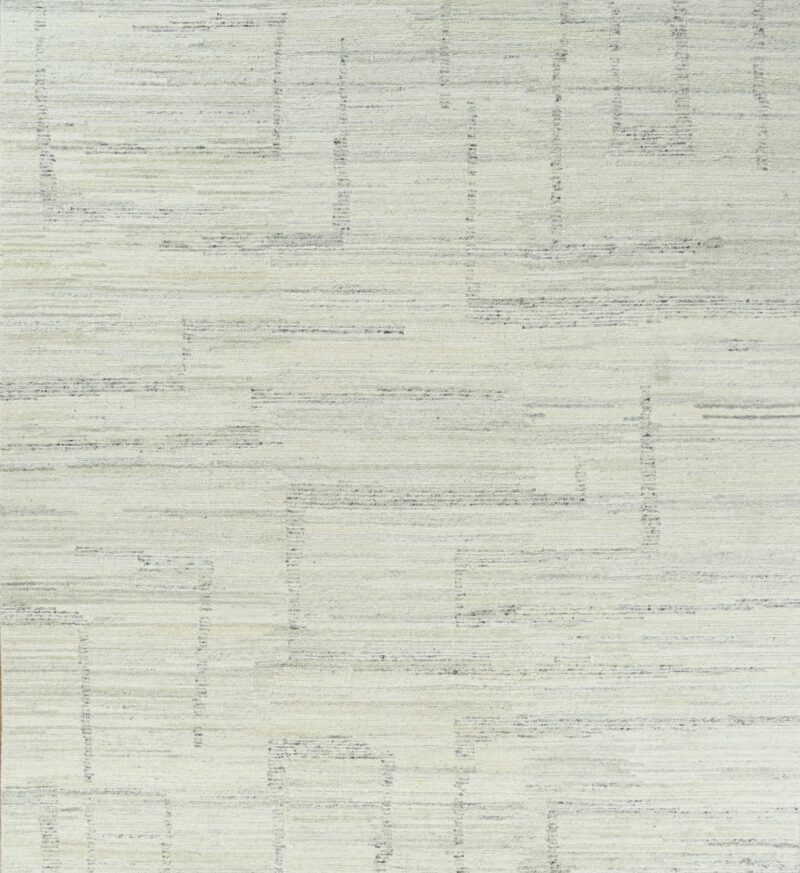 Fine Eva Collection Natural Wool Ivory 12 x 9.1