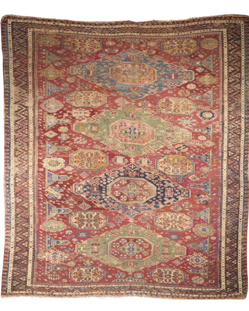 Antique Vintage Sumak 10.9 x 7.10