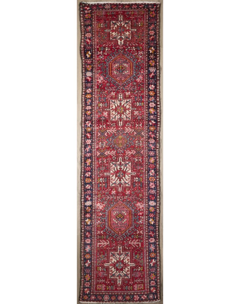 Antique Persian Karajeh 9.8 x 2.7