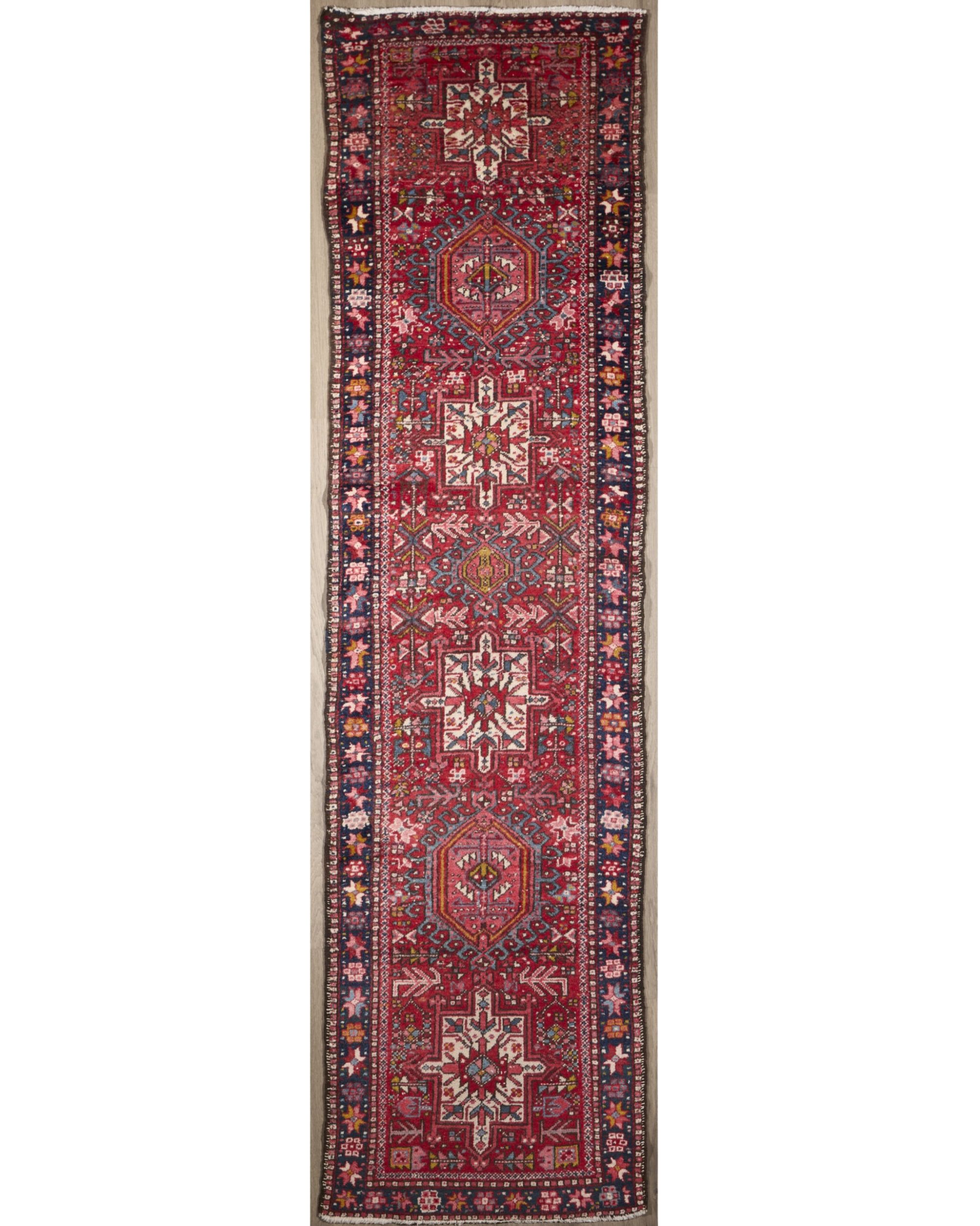 Antique Persian Karajeh 9.8 x 2.7