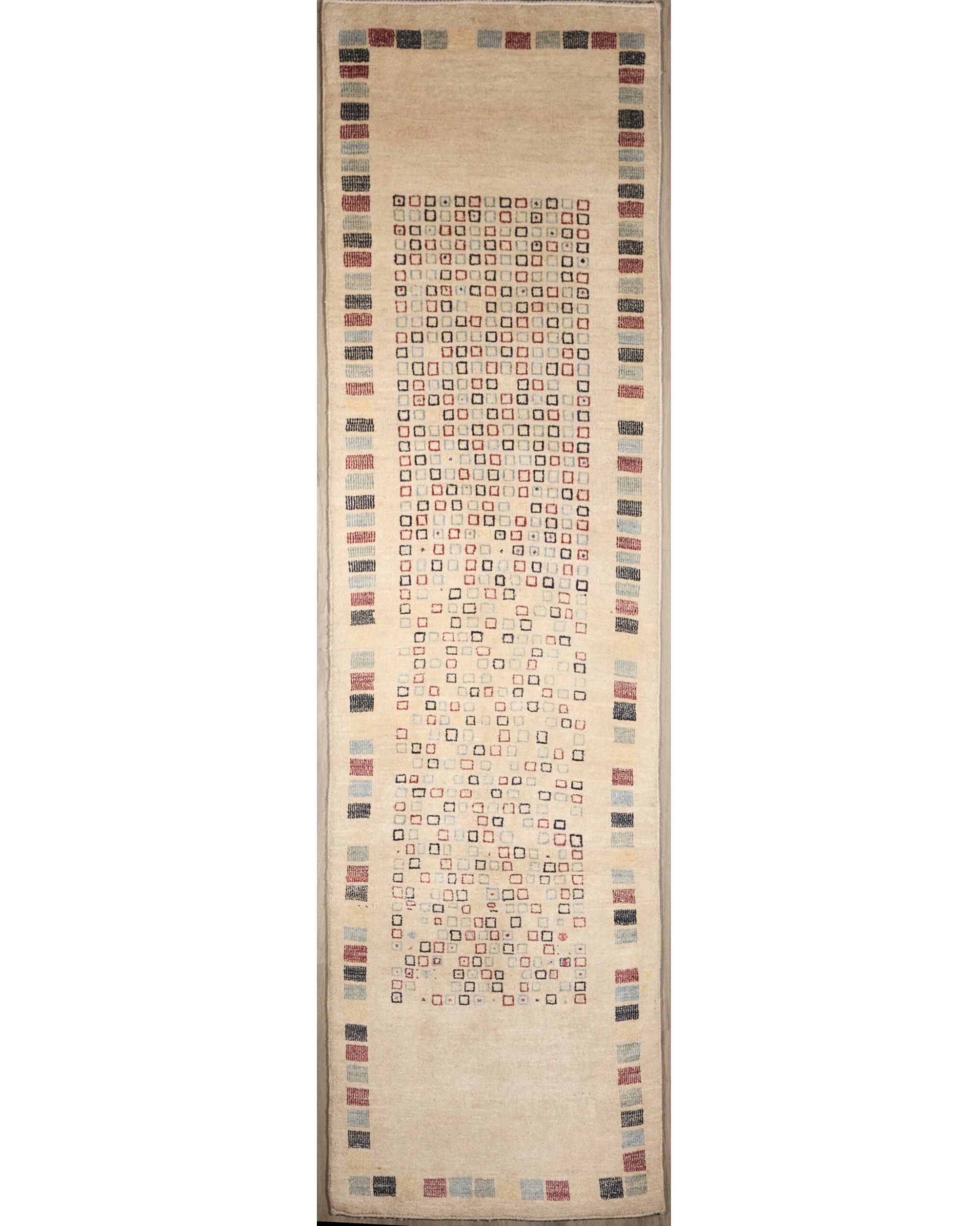 Fine Persian Zolanvari Gabbeh 9.4 x 2.8