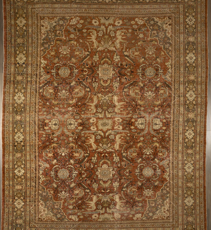 Antique Persian Mahal 15 x 10.4