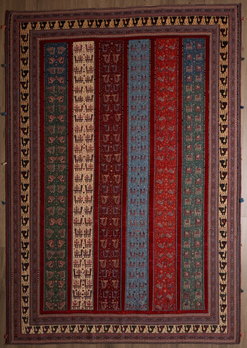 Fine Suzzani Gabbeh Kelim 9.3 x 6.7