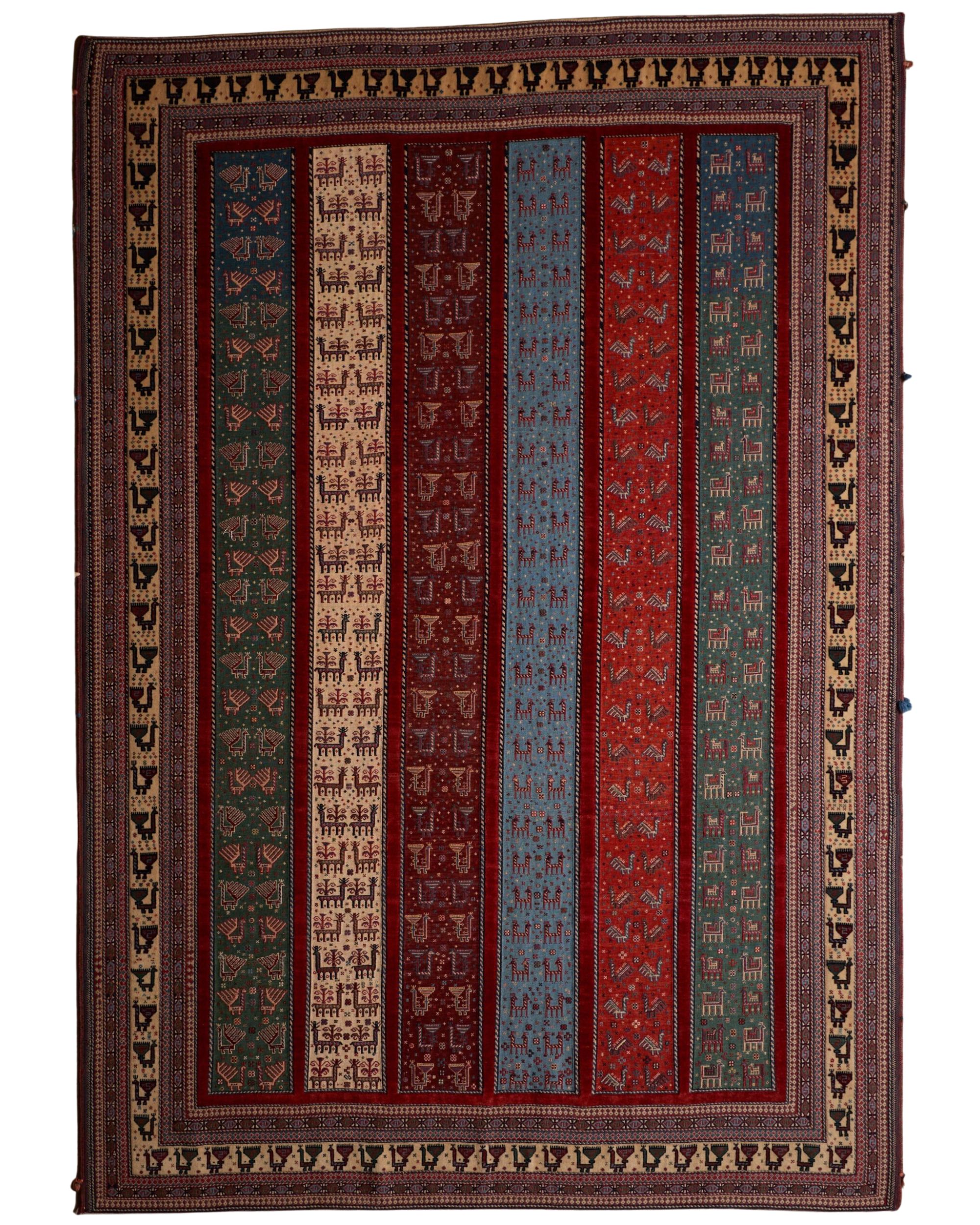 Fine Suzzani Gabbeh Kelim 9.3 x 6.7