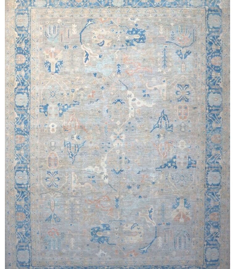 Fine Oushak 100% Mountain Wool  16 x 12