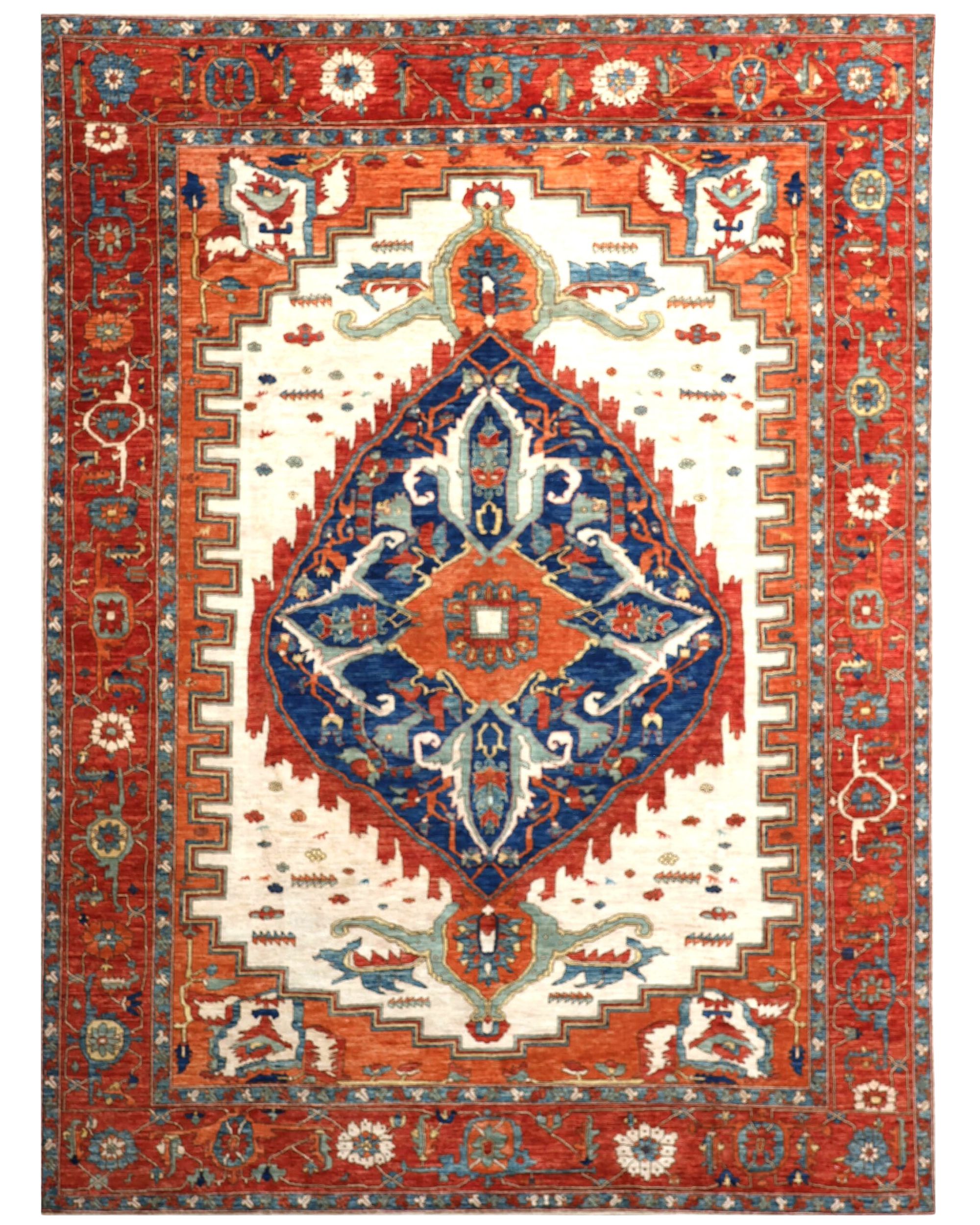Fine Serapi 11.8 x 9
