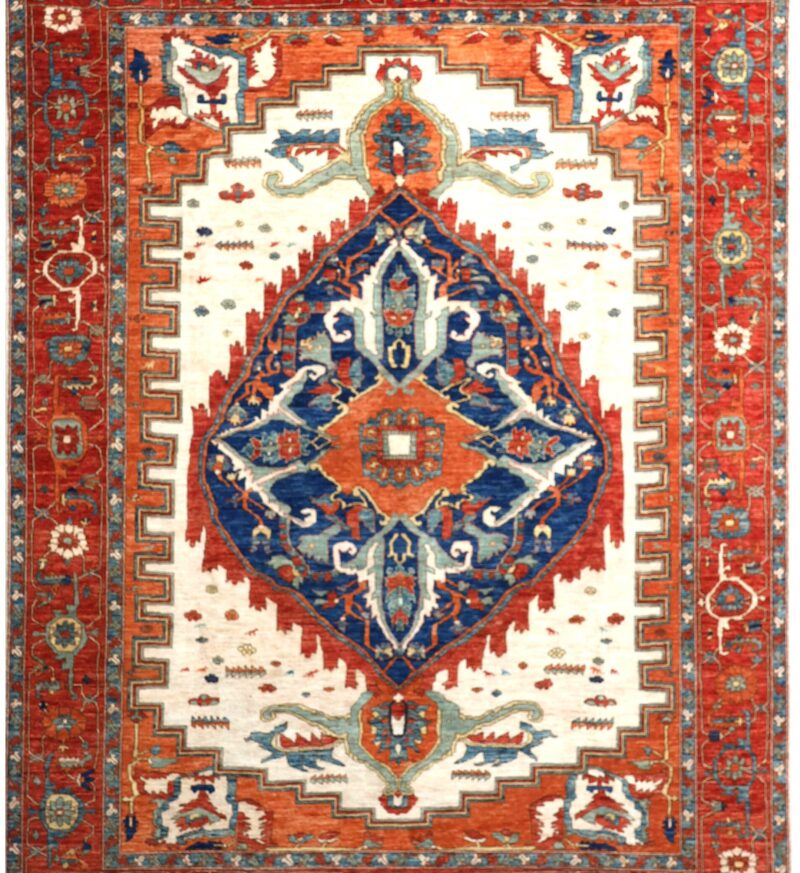 Fine Serapi 11.8 x 9