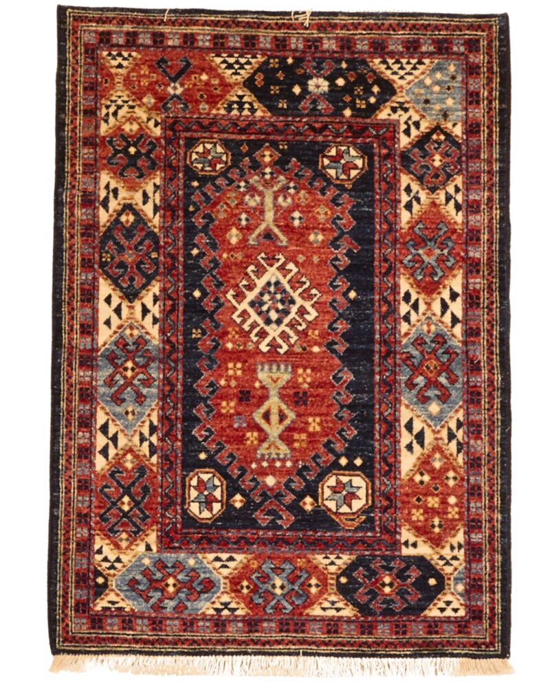 Fine Kazak Design 4.1 x 2.8