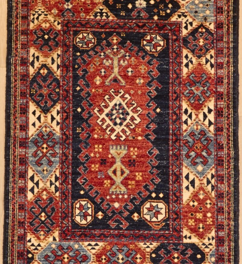 Fine Kazak Design 4.1 x 2.8