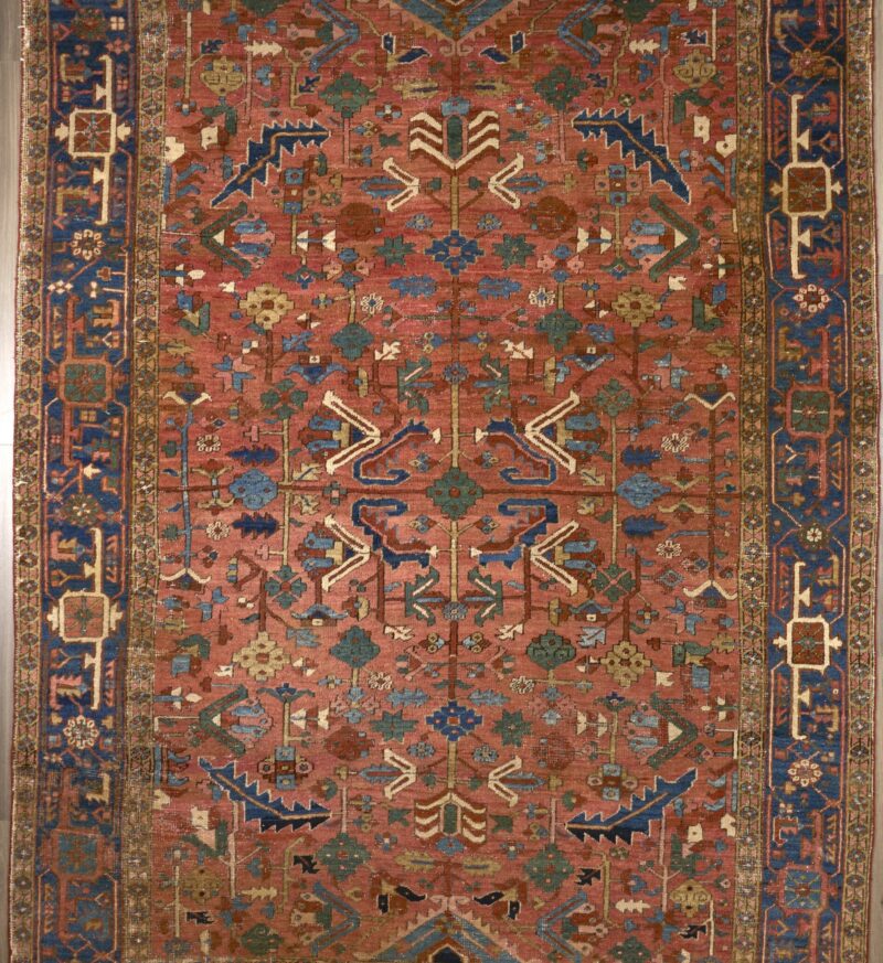 Antique Persian Heriz 12 x 8.8