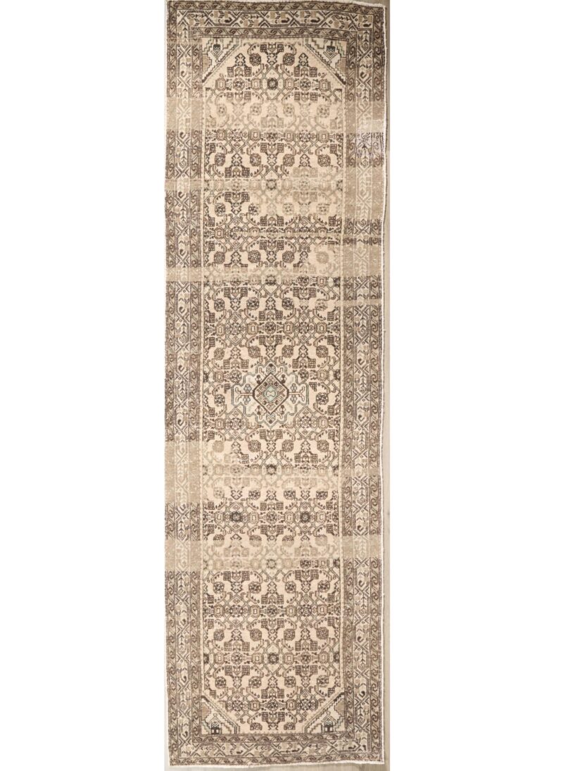 Antique Vintage Persian Hamedan 12.8 x 3.7