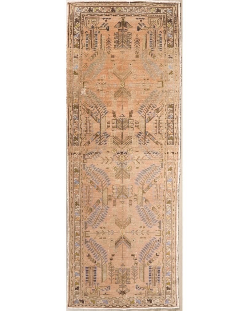 Antique Vintage Persian Hamedan  9.9 x 3.7