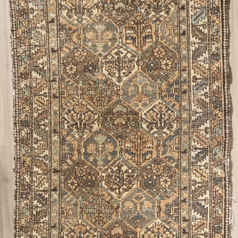 Antique Vintage Persian Bakhtiyari  9.8 x 3.8