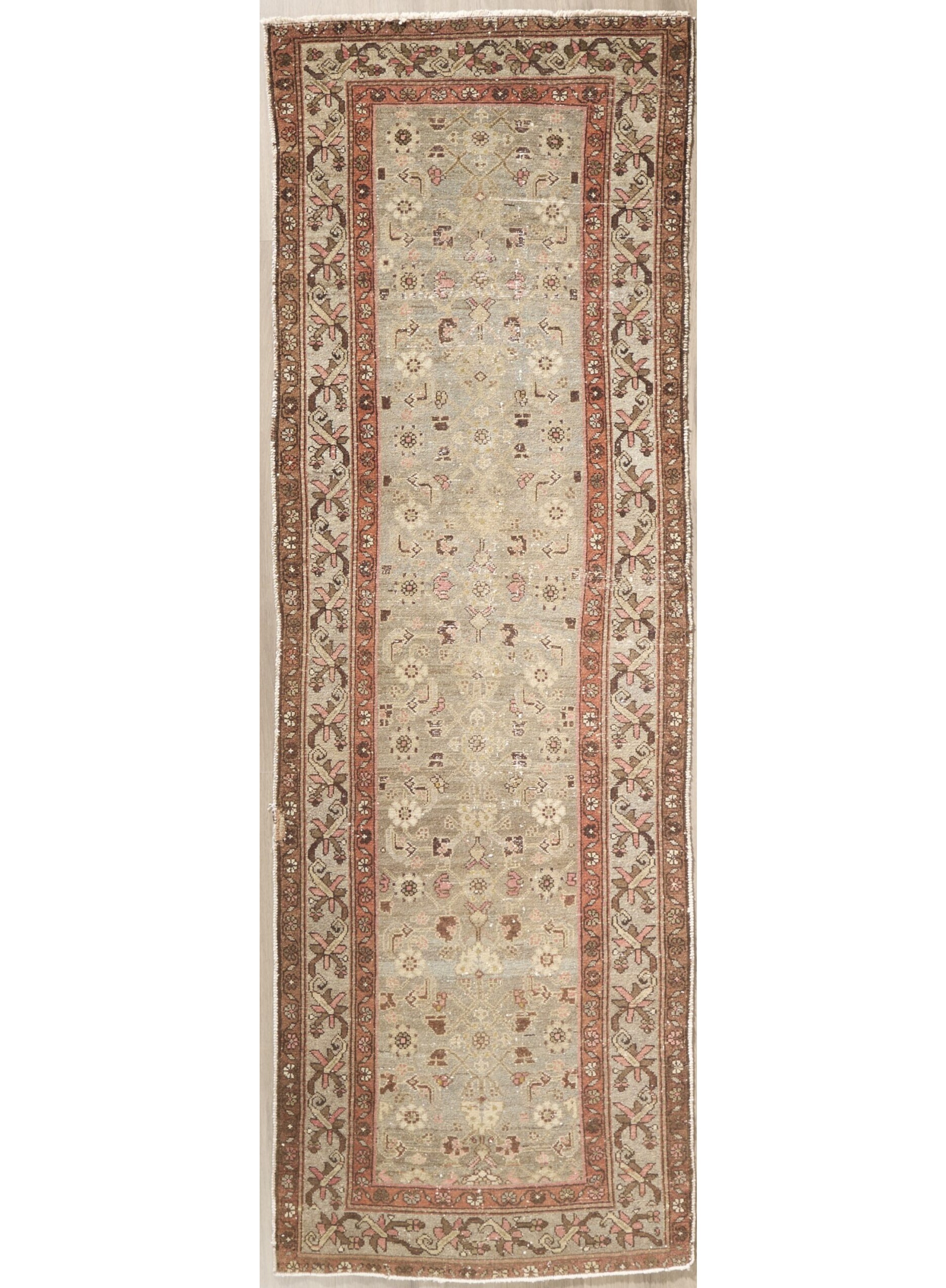 Rare Antique Persian Malayer 9.5 x 3.1