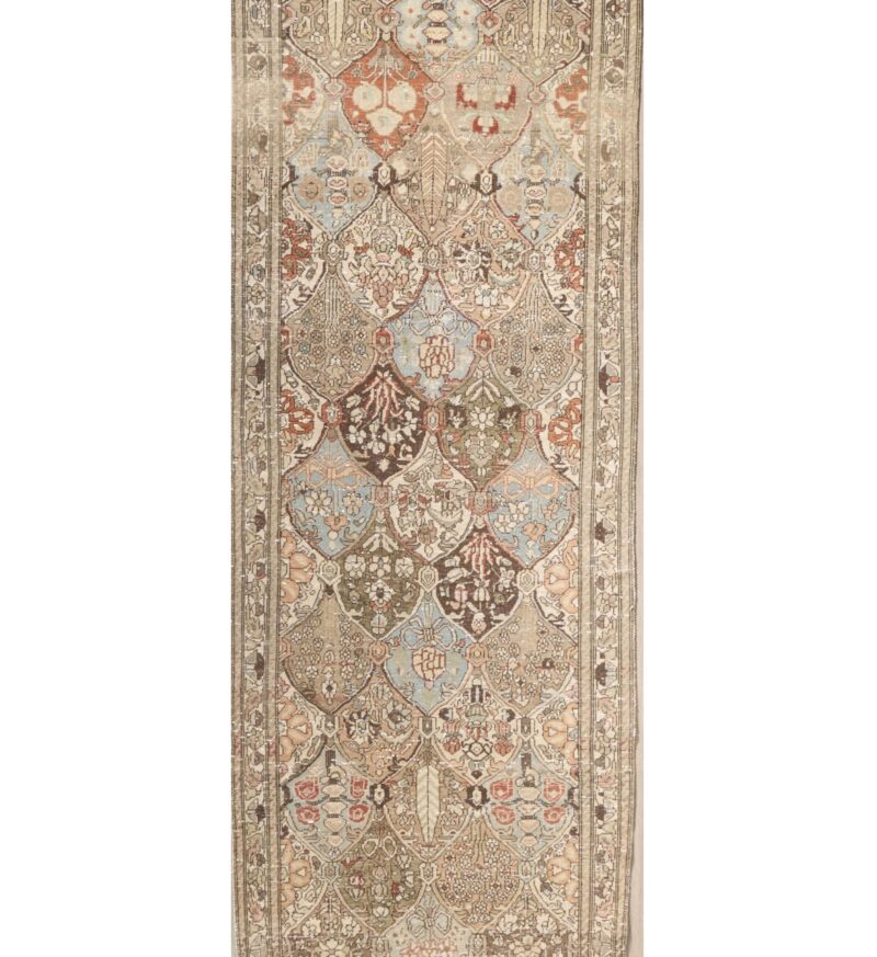Antique Vintage Persian Bakhtiyari 10 x 3.6