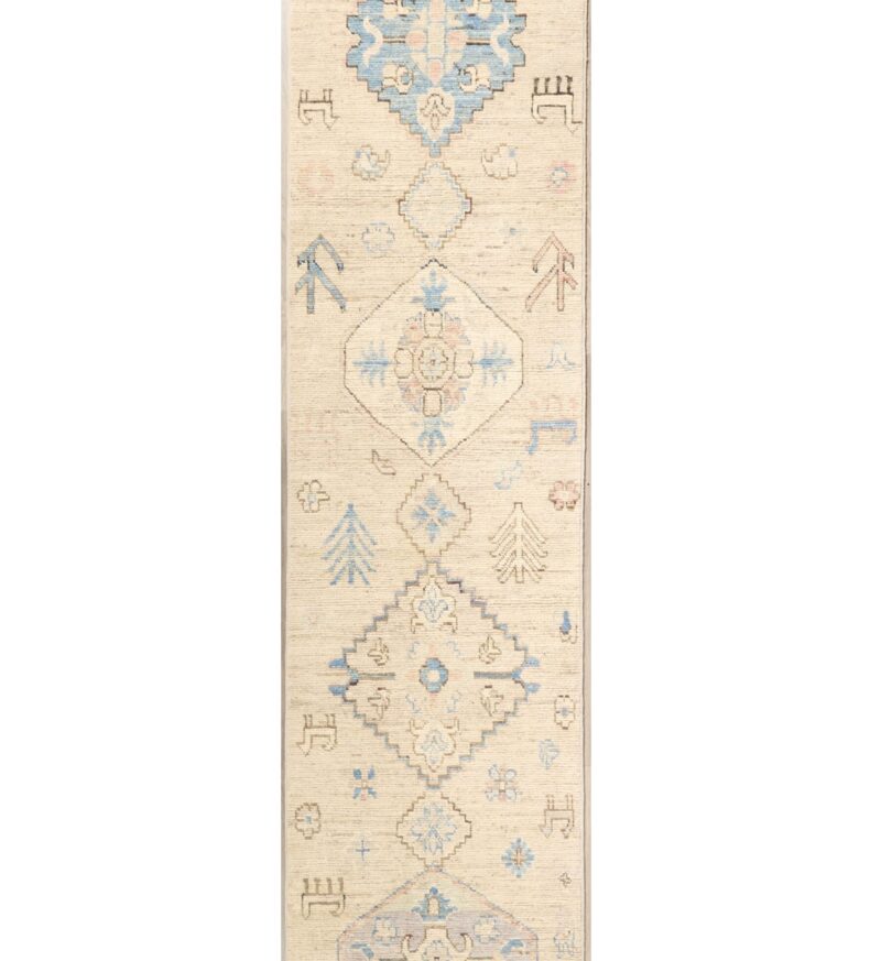 Fine Modern Oushak Design 12 x 3