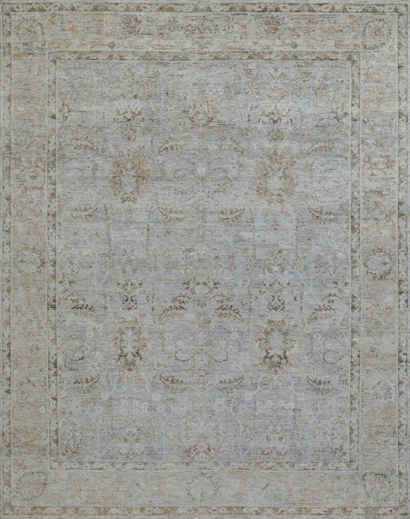 Fine Oushak Design 10.1 x 8.1