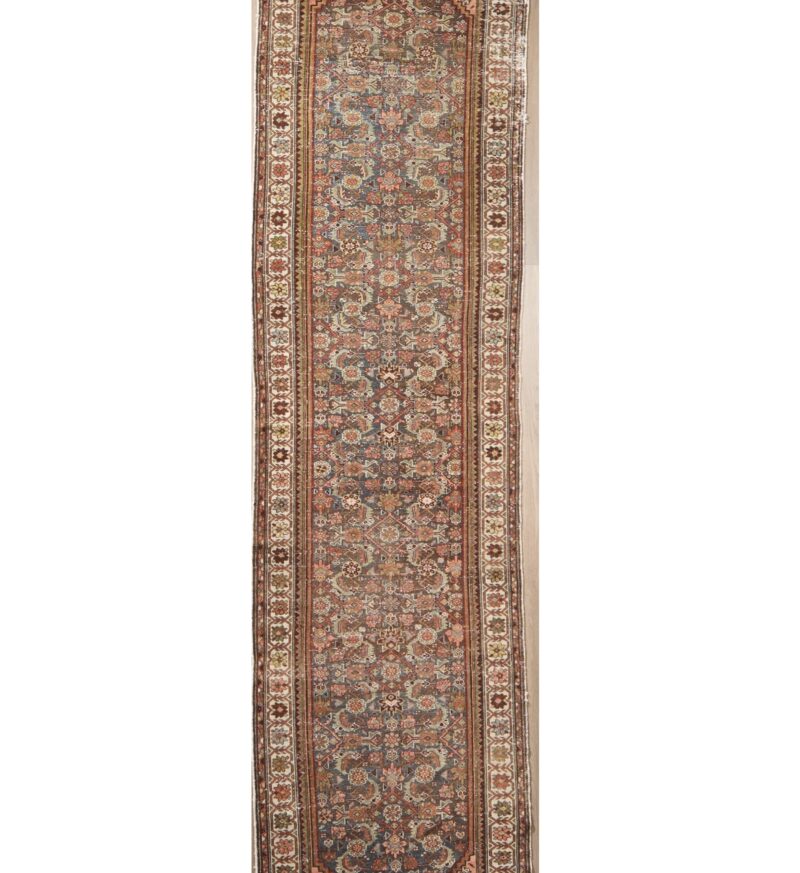 Antique Vintage Hamedan 13.3 x 3.5