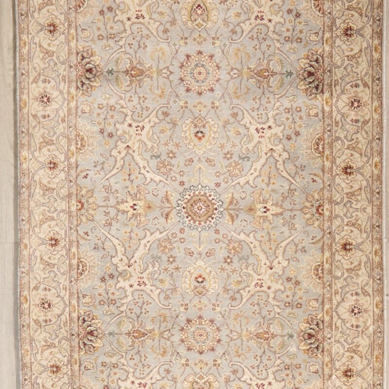 Fine Silk & Wool Tabriz Design 12.8 x 3.6