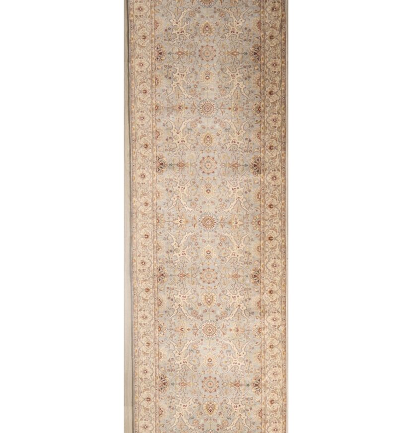 Fine Silk & Wool Tabriz Design 12.8 x 3.6