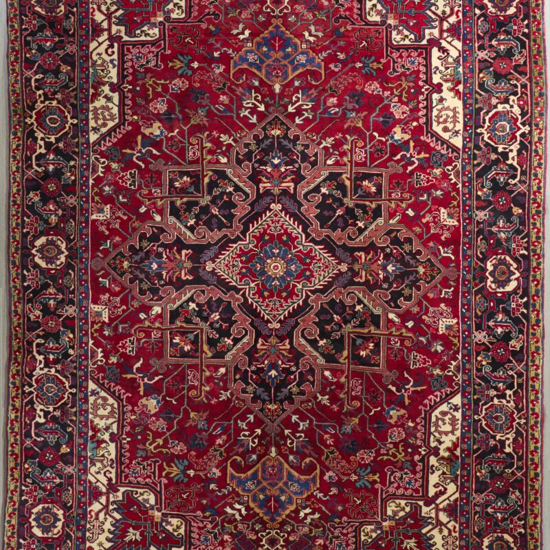 Fine Old Persian Heriz 11.3 x 8.1