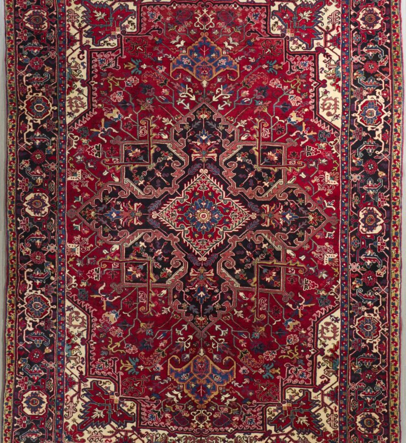 Fine Old Persian Heriz 11.3 x 8.1