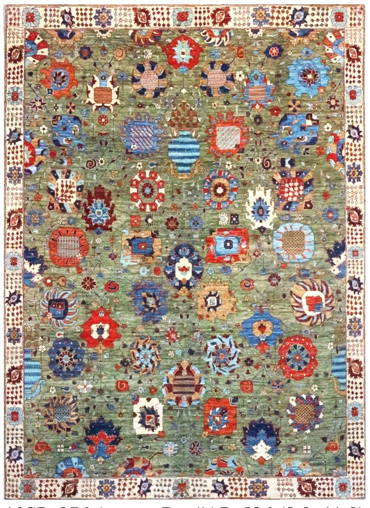 Fine Sultan Abad 11.9 x 8.9