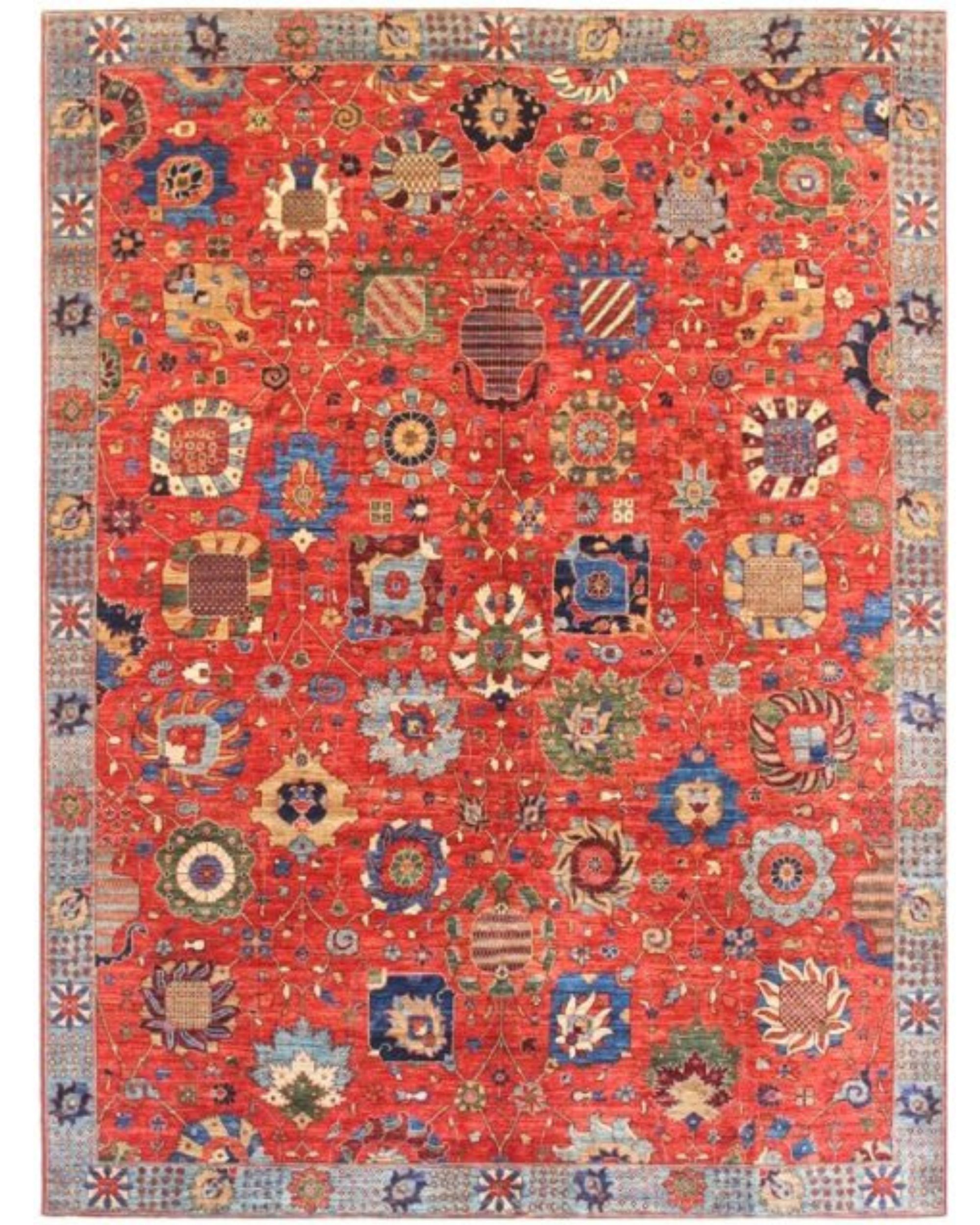 Fine Sultan Abad Design 9.9 x 8.1