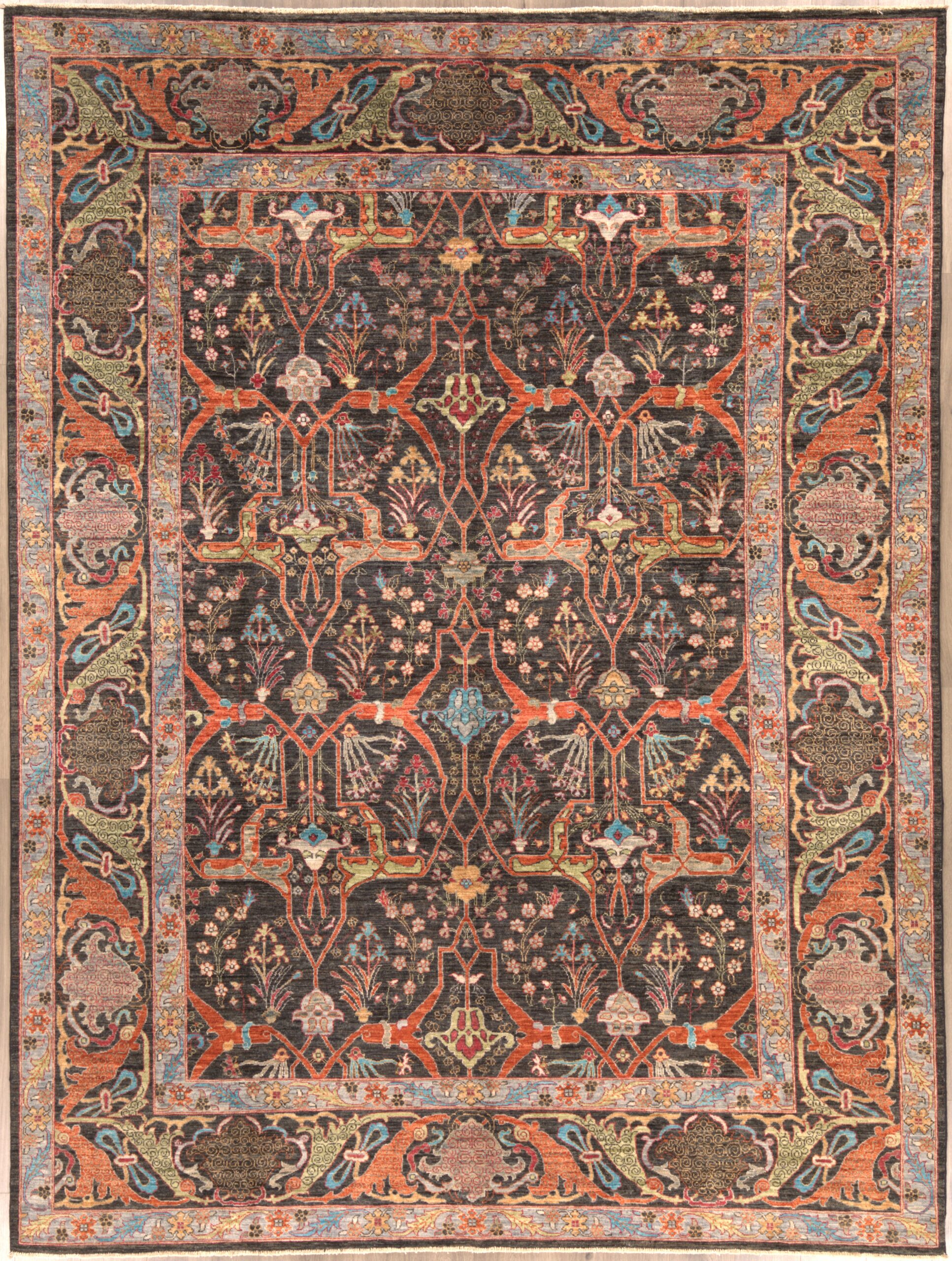Fine Kordish Bidjar Design 12 x 9