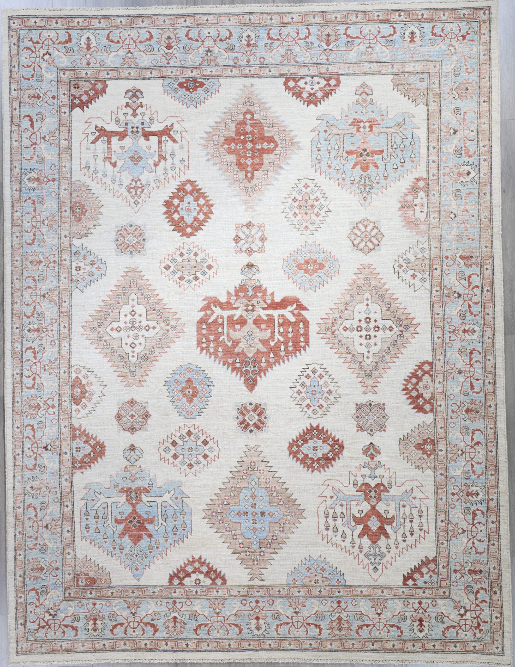 Fine Oushak Design 12 x 9