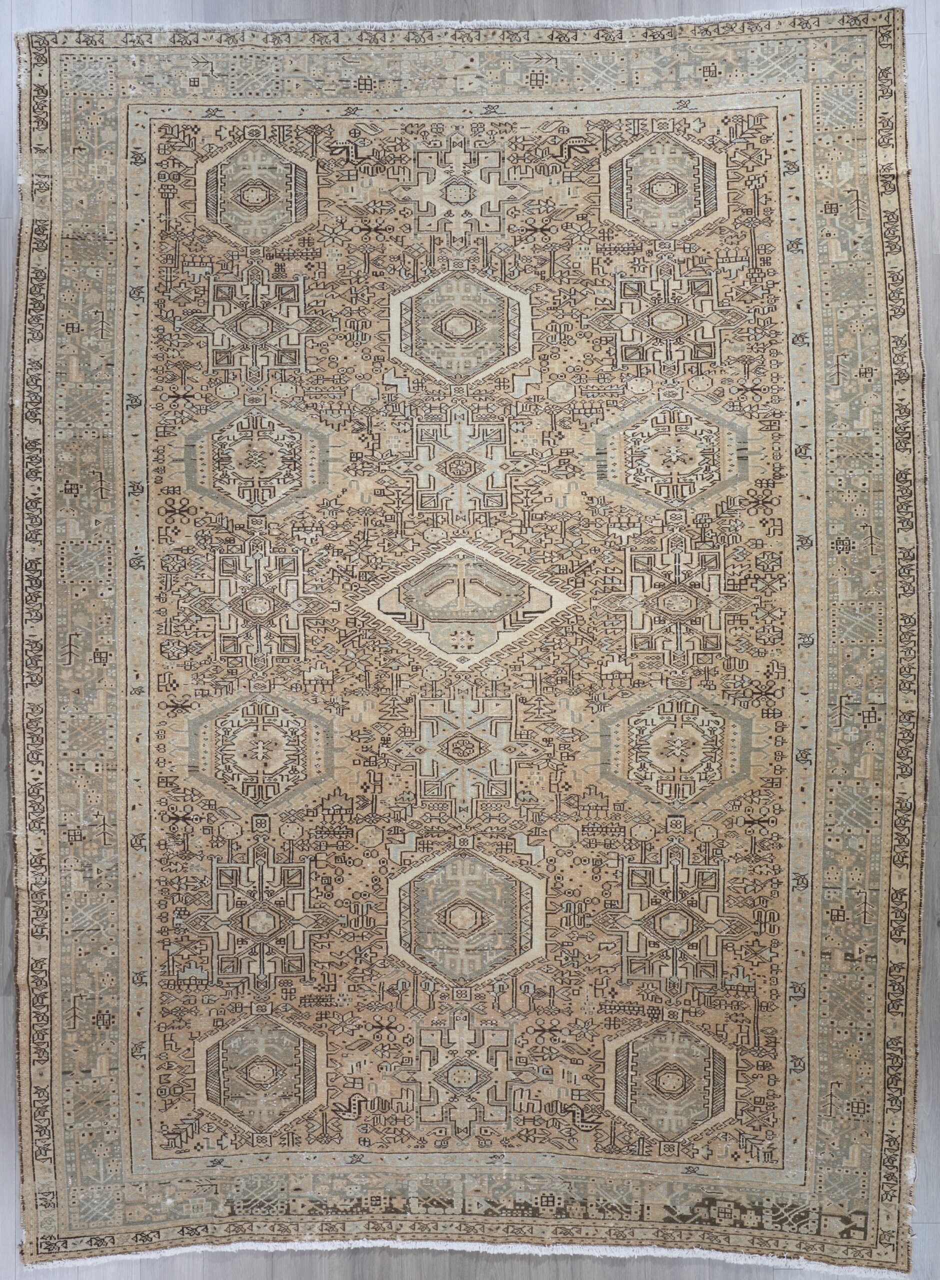 Antique Vintage Persian Karajeh 12 x 9.3 - Image 2