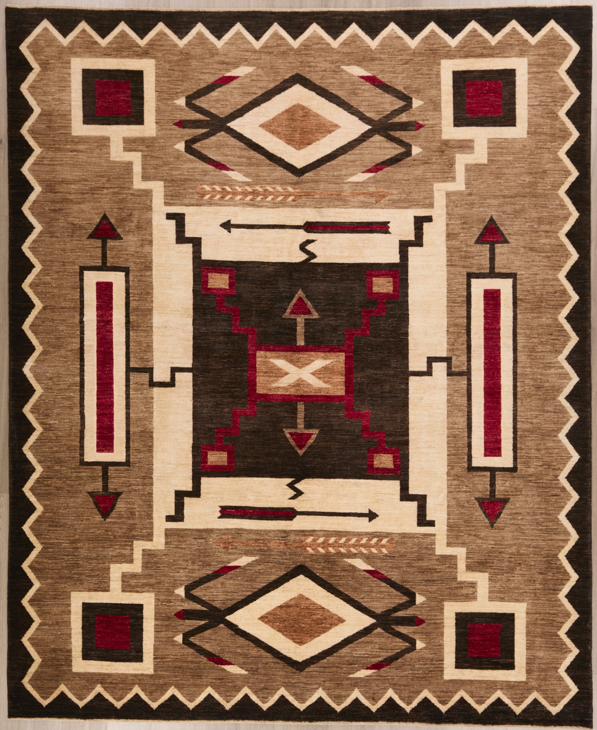 Fine Navajo Inspired Design 10 x 8.2