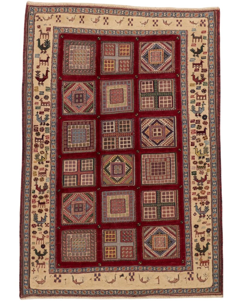 Gabbeh Kelim Suzzani 5.8 x 3.9