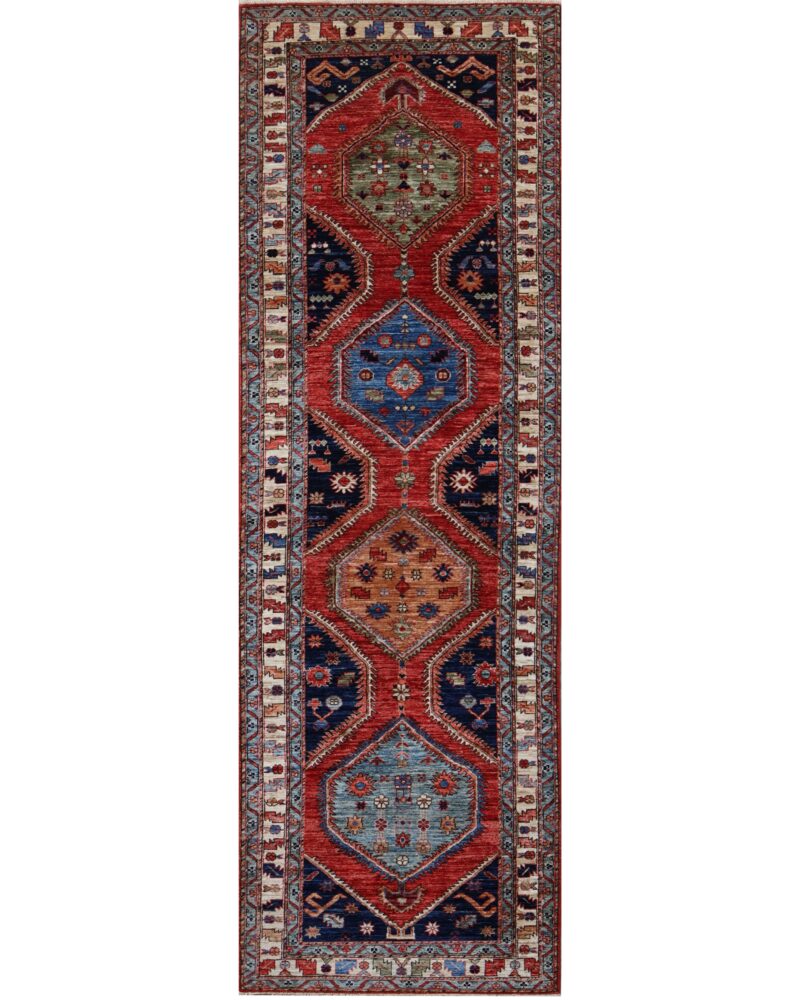 Fine Heriz Serapi Design 11.8 x 3.1