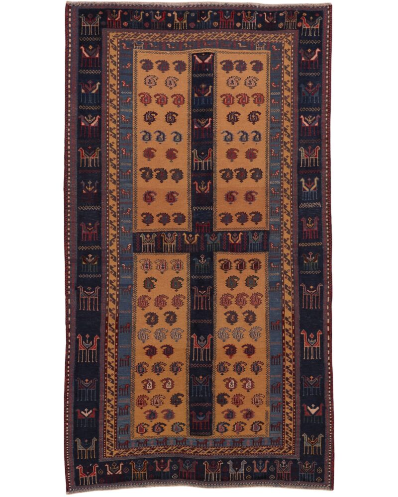 Persian Gabbeh Kelim 6.3 x 3.4