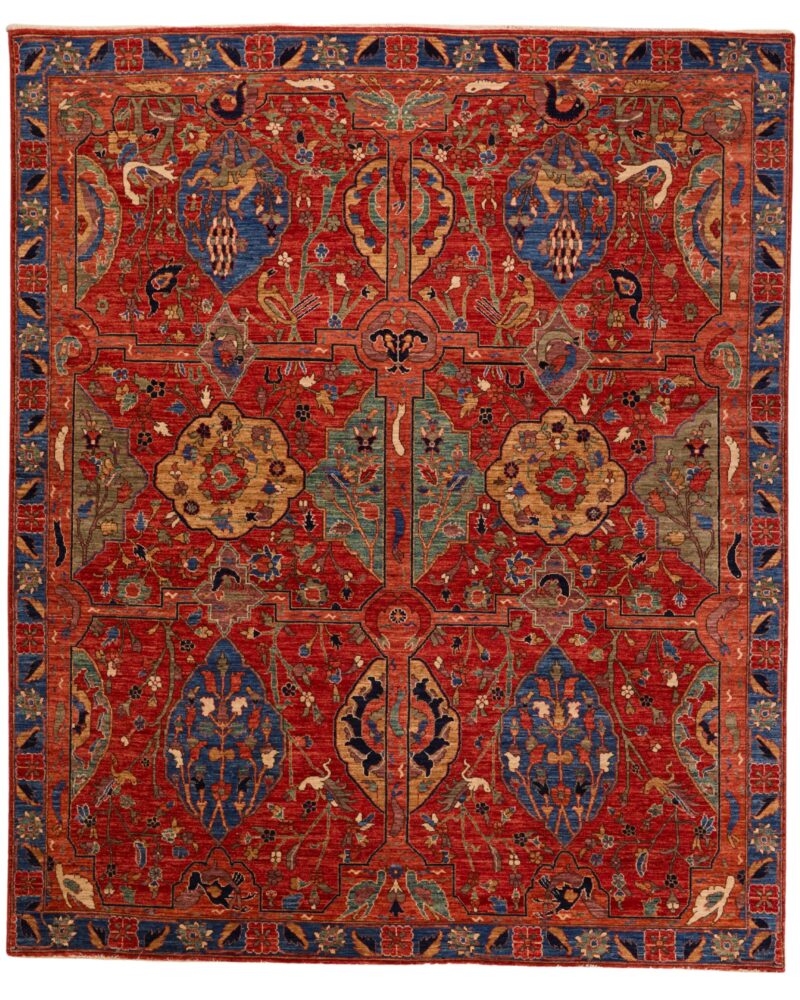 Fine Tabriz Garden Design 9.9 x 8.3