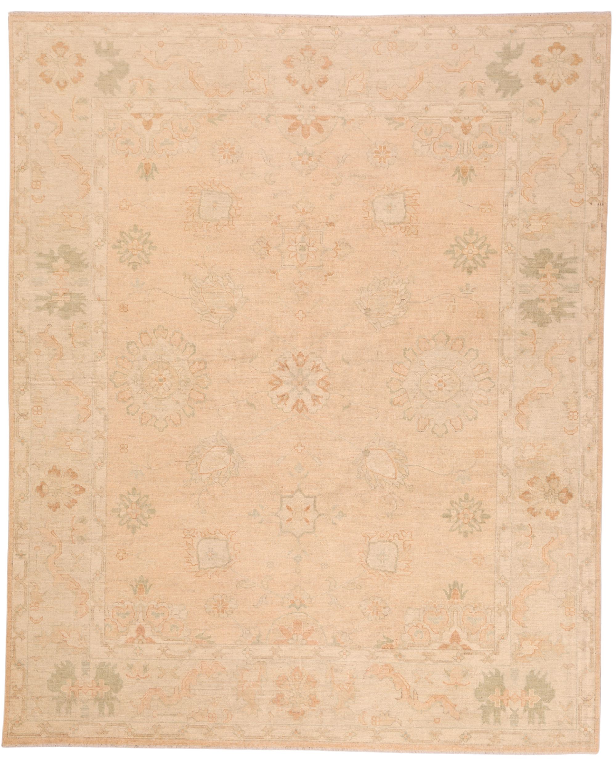 Fine Oushak Design 10 x 8