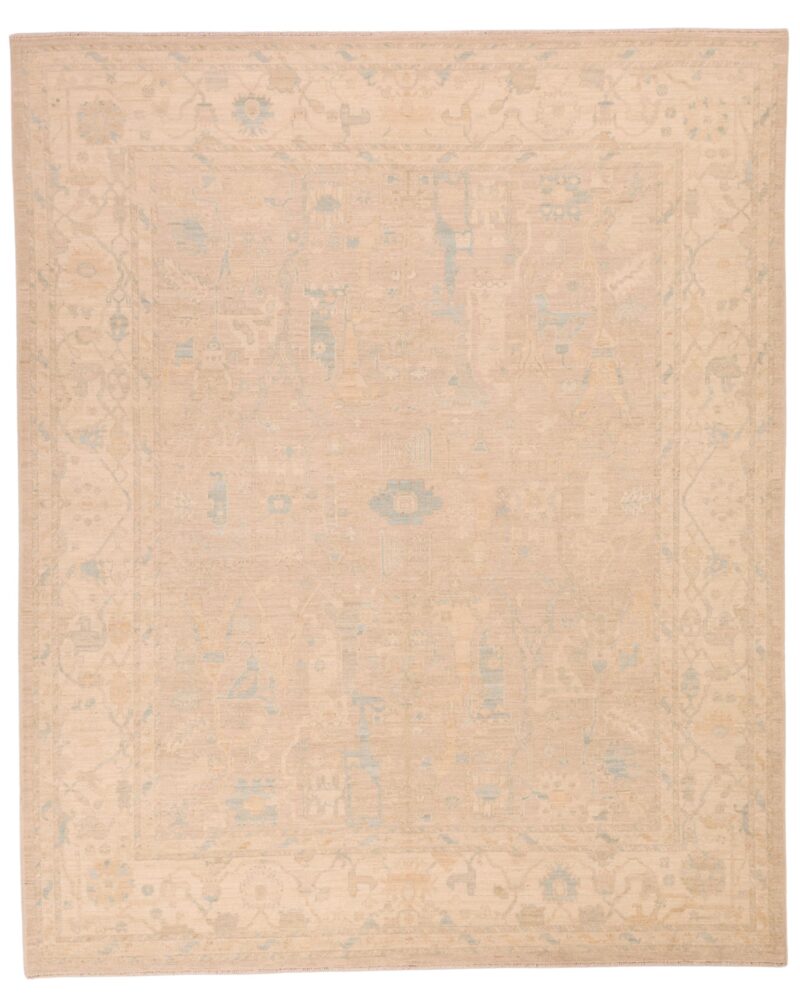 Fine Oushak Design 10 x 8