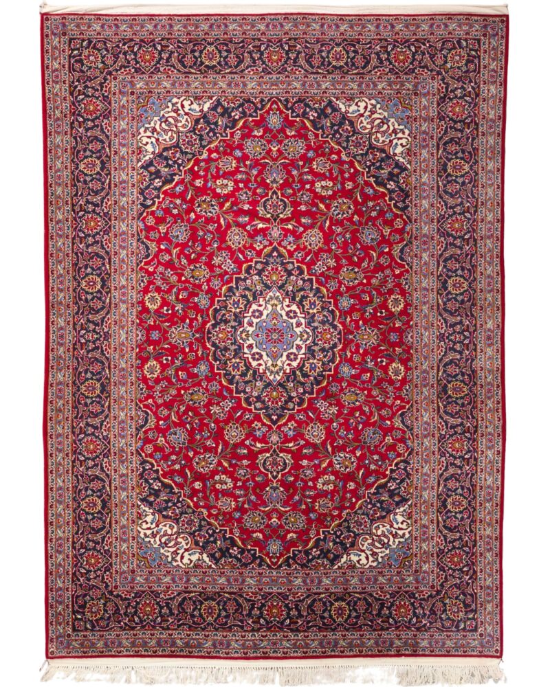 Fine Persian Kashan 11.9 x 8.3