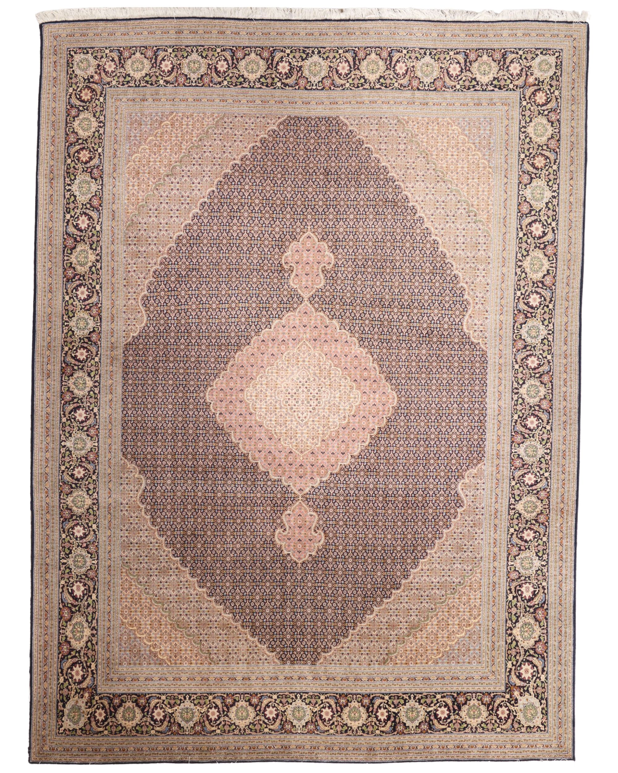 Fine Persian Tabriz Mahi 11.6 x 8.4