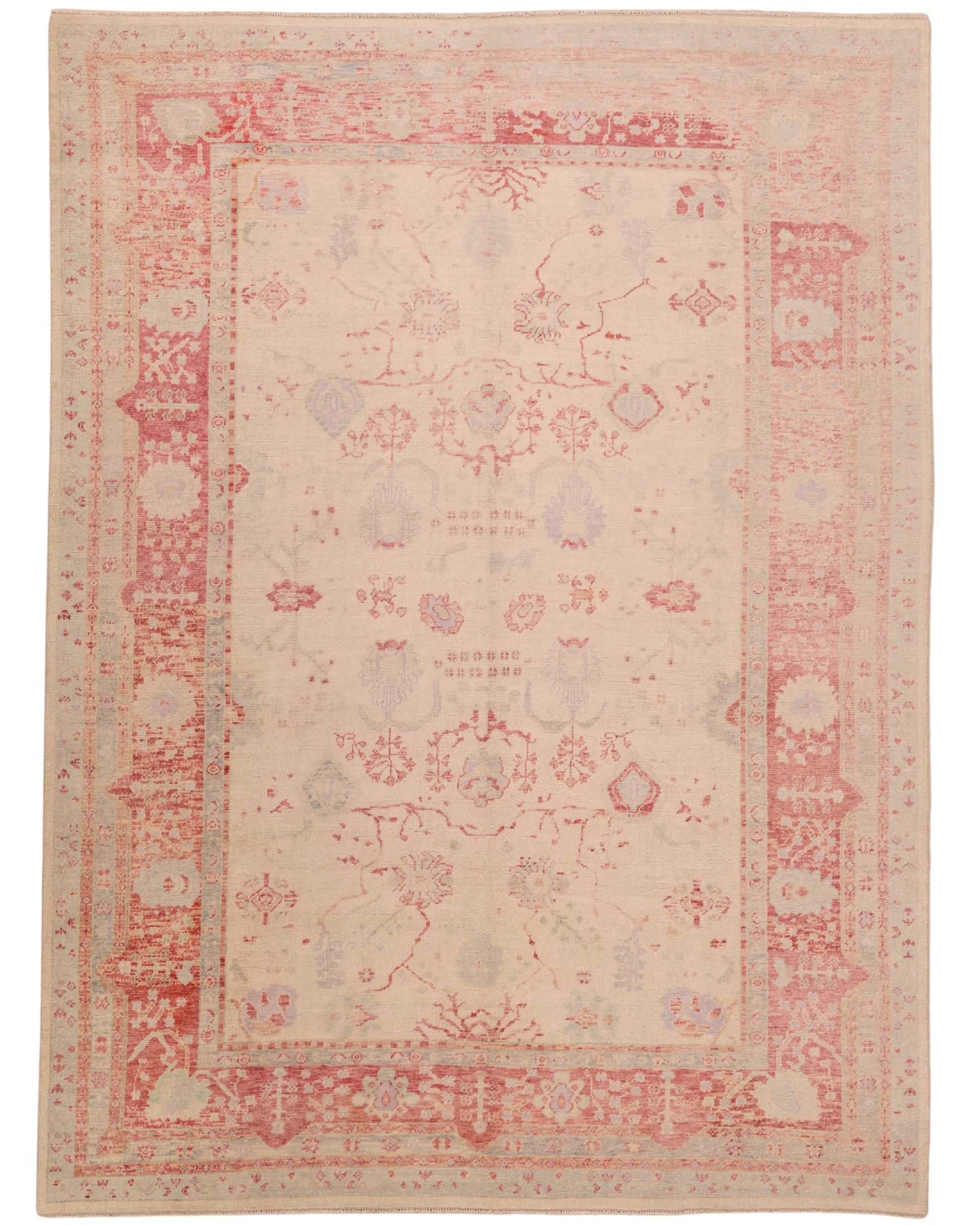 Fine Turkish Oushak 13.6 x 10